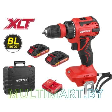 Дрель-шуруповерт Wortex BD 2025 LiSET 1325843 (с 2-мя АКБ 2 Ач, кейс)